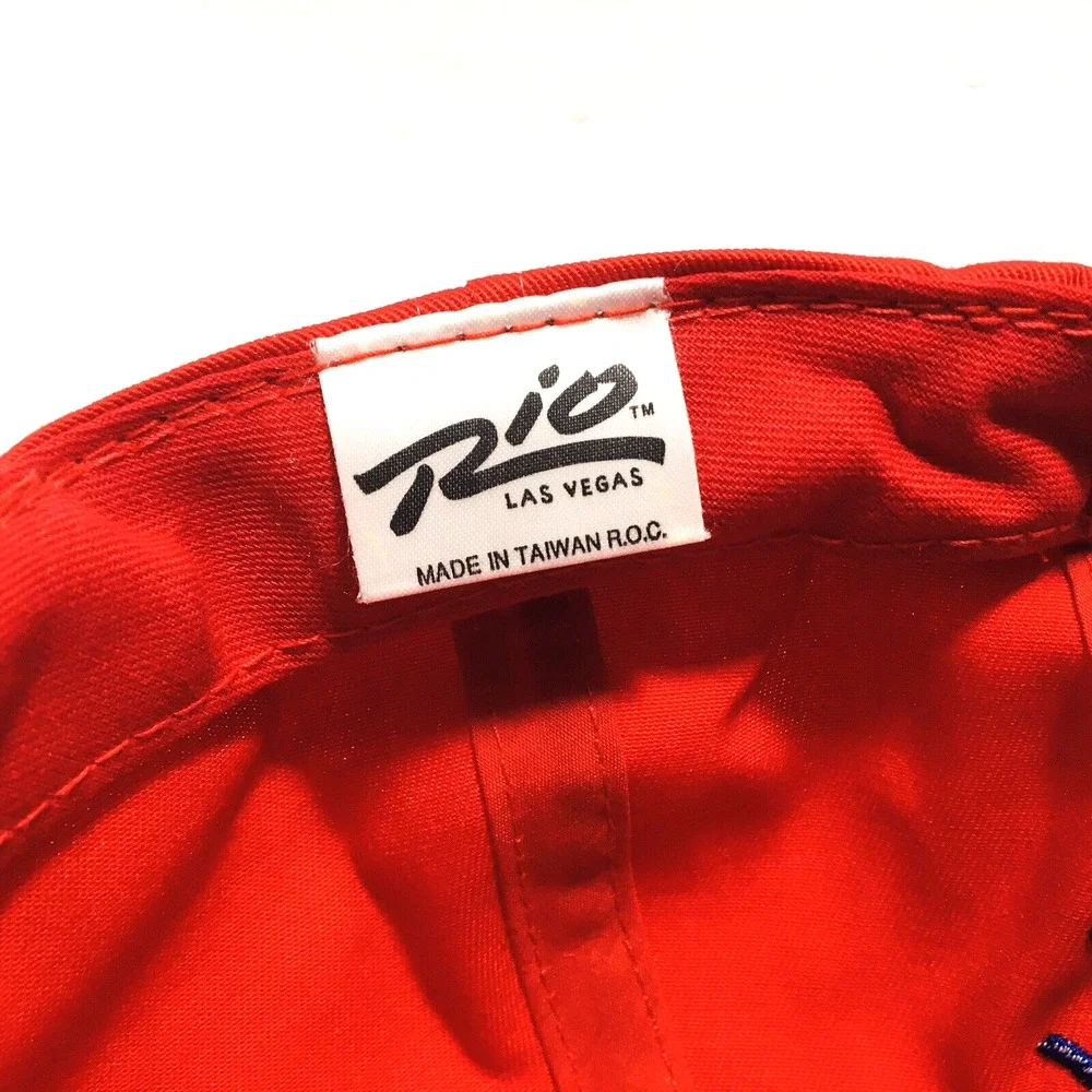Shockwave Snapback Hat Vtg. 90's Rio Las Vegas Hotel Casino Masquerade Village